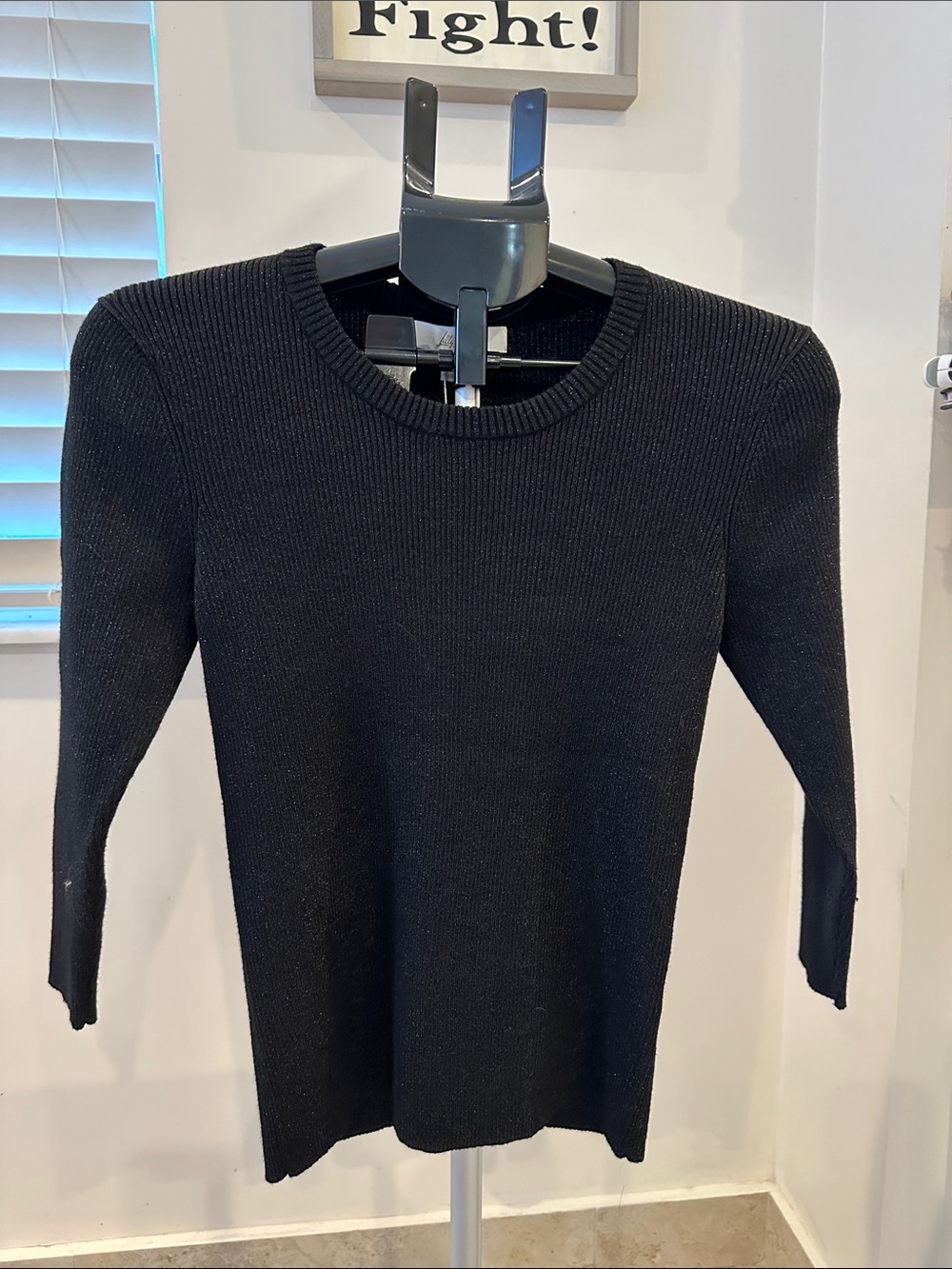 Lilly Pulitzer NWT ESLI SWEATER BLACK METALLIC Sweater